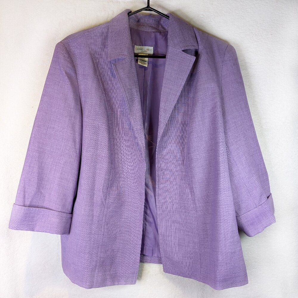 Carroll Reed Vintage purple jacket Size 14